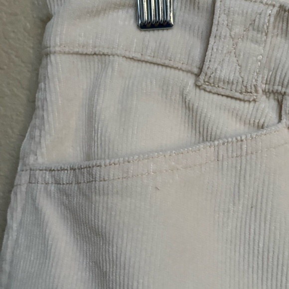 Madewell Emmett Wide-Leg Corduroy Pants Ivory Cream P26 Classic Petite Boho - Picture 6 of 14